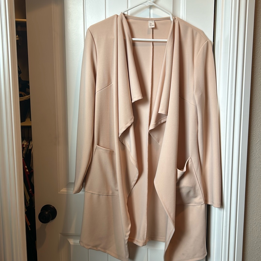 Blush Drape Jacket